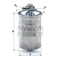 WK 842/21 x MANN-FILTER Паливний фільтр