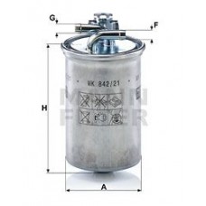 WK 842/21 x MANN-FILTER Паливний фільтр
