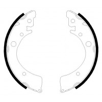 8DB 355 001-651 HELLA PAGID Комплект гальмівних колодок