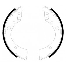 8DB 355 001-651 HELLA PAGID Комплект гальмівних колодок