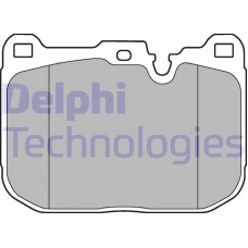 LP3248 DELPHI Комплект гальмівних колодок дисковий гальм