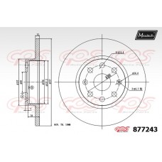 877243 MAXTECH Гальмівний диск