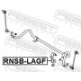 RNSB-LAGF FEBEST Опора стабілізатора
