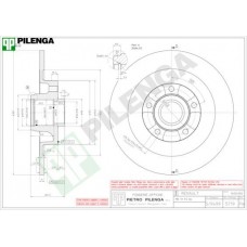 5719 PILENGA Гальмівний диск