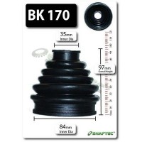BK170 SHAFTEC Комплект пыльника, Привідний вал