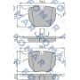 FO 900081 FOMAR Friction Комплект гальмівних колодок дисковий гальм