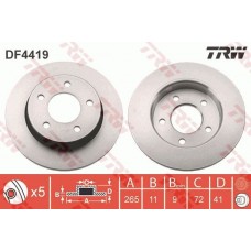 DF4419 TRW Гальмівний диск