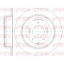 61779 00 KAWE Гальмівний диск