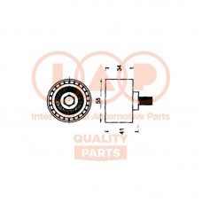 127-21056 IAP QUALITY PARTS Натяжний ролик ремінь ГРМ