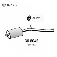 36.6049 ASSO Середній глушник вихлопних газів