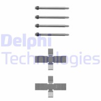 LX0067 DELPHI Комплектуючі колодки дискового гальма