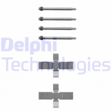 LX0067 DELPHI Комплектуючі колодки дискового гальма