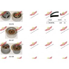 04.5122 AUTOKIT Комплект ременя ГРМ