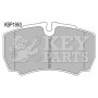 KBP1863 KEY PARTS Комплект гальмівних колодок дисковий гальм