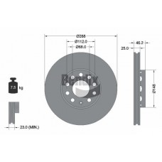BDS1070HC BENDIX Braking Гальмівний диск