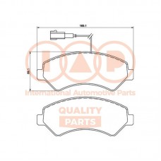 704-08032P IAP QUALITY PARTS Комплект гальмівних колодок дисковий гальм