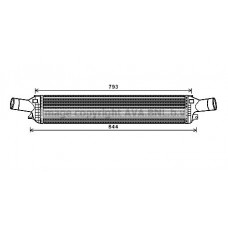 AIA4319 AVA QUALITY COOLING Интеркулер