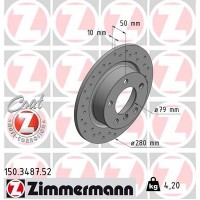 150.3487.52 ZIMMERMANN Гальмівний диск