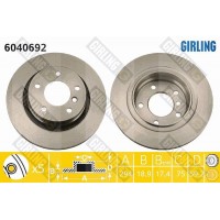 6040692 GIRLING Гальмівний диск