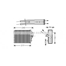 FT6304 AVA QUALITY COOLING Теплообмінник обігрів салону