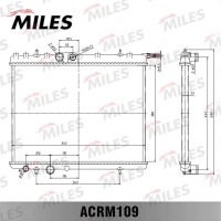 ACRM109 MILES Радіатор охолодження двигуна