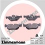 23926.170.1 ZIMMERMANN Комплект гальмівних колодок дисковий гальм