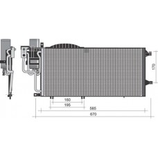 350203352000 MAGNETI MARELLI Конденсатор кондиціонера