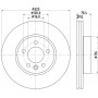 MDC2884C MINTEX Гальмівний диск