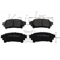 FK2329 KAISHIN Комплект гальмівних колодок дисковий гальм