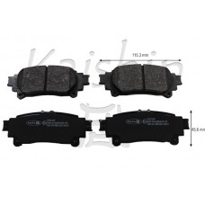 FK2329 KAISHIN Комплект гальмівних колодок дисковий гальм