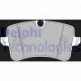 LP2226 DELPHI Комплект гальмівних колодок дисковий гальм