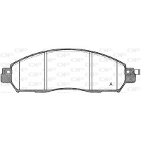 BPA1612.04 OPEN PARTS Комплект гальмівних колодок дисковий гальм