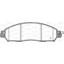 BPA1612.04 OPEN PARTS Комплект гальмівних колодок дисковий гальм