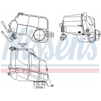 996297 NISSENS Компенсаційний бак охолоджувальна рідина