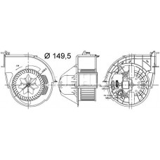 AB 83 000S MAHLE Вентилятор салону
