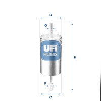 31.842.00 UFI Паливний фільтр