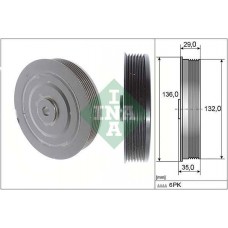 WG1254337 WILMINK GROUP Ремінний шків колінчастий вал
