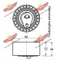 03.80393 AUTOKIT Натяжний ролик ремінь ГРМ