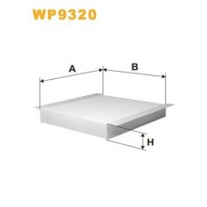 WP9320 WIX FILTERS Фільтр повітря у внутрішньому просторі