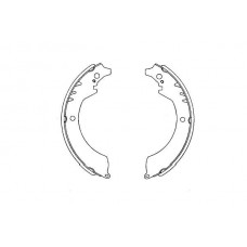 KBS-1904 KAVO PARTS Комплект гальмівних колодок