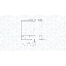 350218489000 MAGNETI MARELLI Теплообмінник обігрів салону