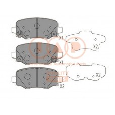 704-10081 IAP QUALITY PARTS КомплеК т гальмівних колодок, дискове гальмо