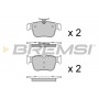 BP3925 BREMSI Комплект гальмівних колодок дисковий гальм