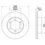 ND1065 NISSHINBO Гальмівний диск