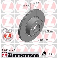 150.3497.20 ZIMMERMANN Гальмівний диск
