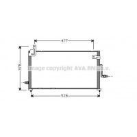 DW5044 AVA QUALITY COOLING Конденсатор кондиціонера