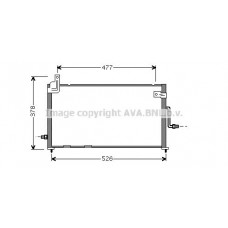 DW5044 AVA QUALITY COOLING Конденсатор кондиціонера