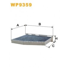 WP9359 WIX FILTERS Фільтр повітря у внутрішньому просторі