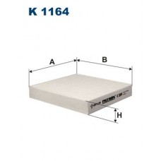 K 1164 FILTRON Фільтр повітря у внутрішньому просторі