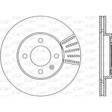 BDA1579.20 OPEN PARTS Гальмівний диск